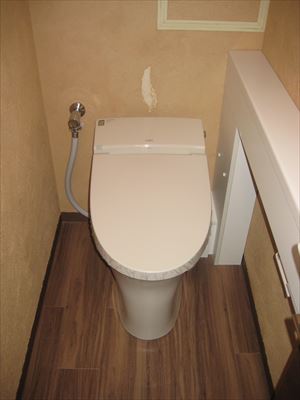 LIXIL サティスSタイプ手洗いカウンター付きに交換 LIXIL サティスSタイプ手洗いカウンター付きに交換